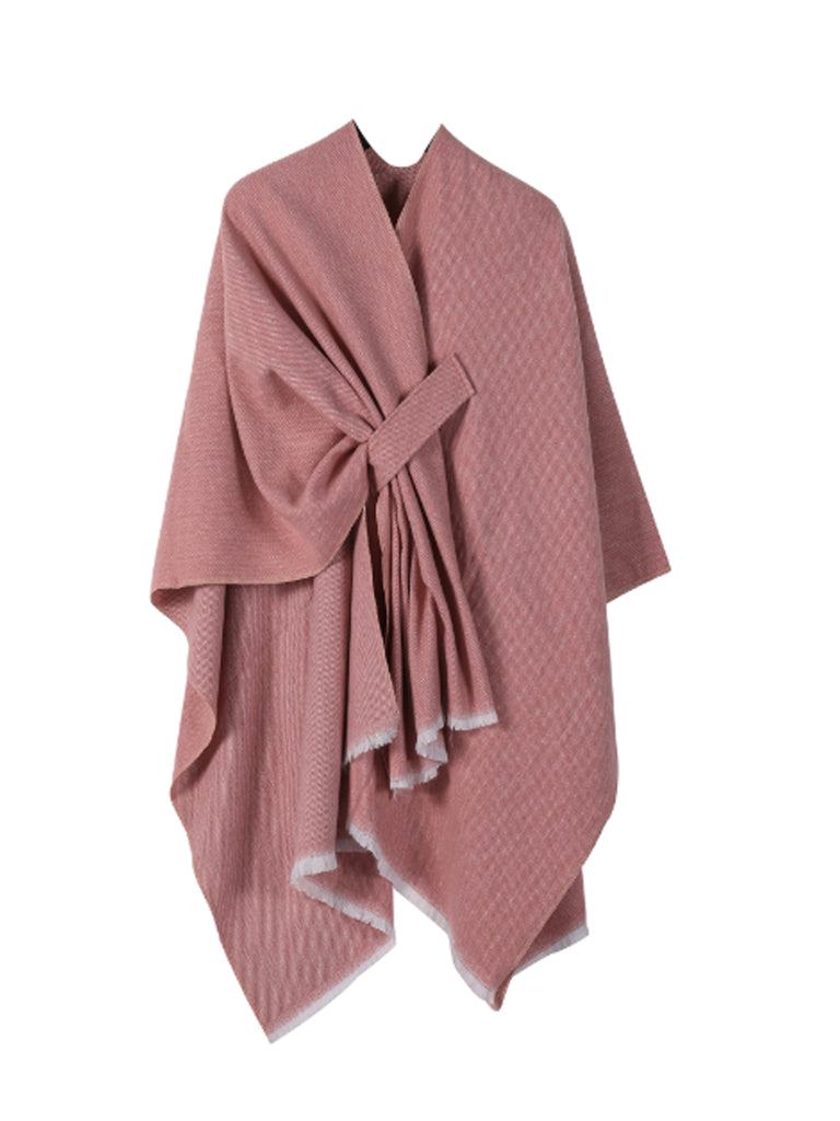 Women's Shawl Wrap Poncho Ruana Cape Open Front Cardigan Shawls for Fall Winter