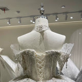 ChicSew Beaded Ball Gown Wedding Dress