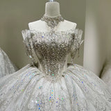 ChicSew Beaded Ball Gown Wedding Dress