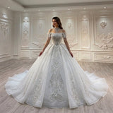ChicSew Beaded Ball Gown Wedding Dress