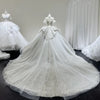 ChicSew Luxurious Rhinestone Ball Gown Wedding Dress