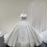 ChicSew Luxurious Rhinestone Ball Gown Wedding Dress