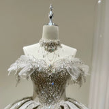 ChicSew Luxurious Rhinestone Ball Gown Wedding Dress