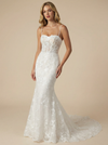 Mermaid Spaghetti Straps Boning Maxi Long Lace Wedding Dresses Online