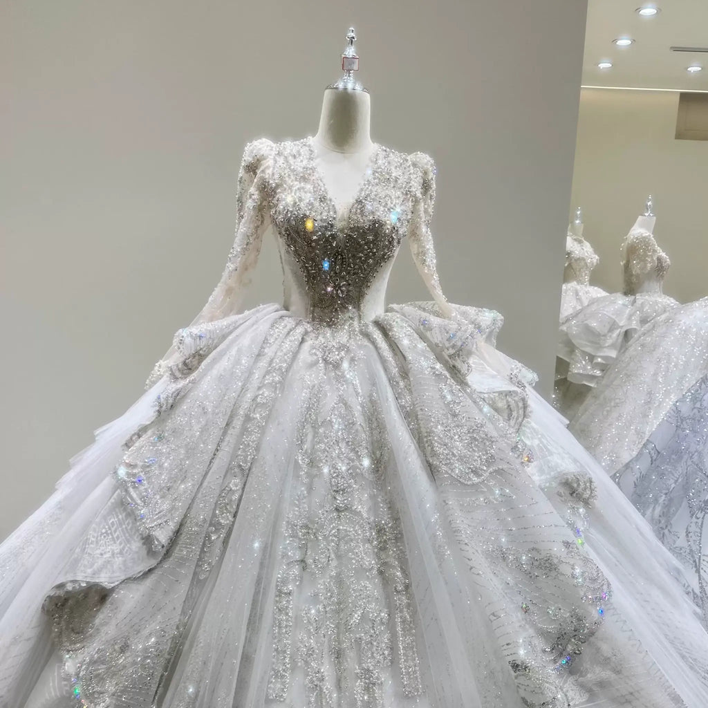 ChicSew Luxurious Lace Appliques Wedding Dress