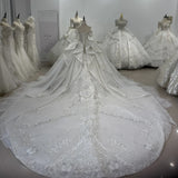 ChicSew Luxurious Off Shoulder Ball Gown Wedding Dress