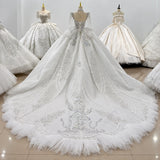 ChicSew Luxurious Illusion Ball Gown Wedding Dress