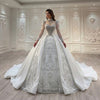 ChicSew Luxurious Illusion Ball Gown Wedding Dress