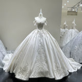 ChicSew Off Shoulder Ball Gown Wedding Dress