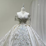 ChicSew Luxurious V-Neck Ball Gown Wedding Dress