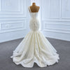 ChicSew Sparkly One Shoulder Lace Applique Ball Gown Wedding Dress