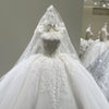 ChicSew Lace Appliques Ball Gown Wedding Dress