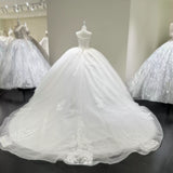 ChicSew Lace Appliques Ball Gown Wedding Dress