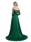 Glamorous One Shoulder Mermaid Satin Prom Dress With Ballgown Silhouette