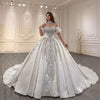ChicSew Luxurious Satin Rhinestone Ball Gown Wedding Dress