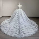 ChicSew Luxurious Rhinestone Ball Gown Wedding Dress
