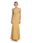 ChicSew Halter Chiffon Mermaid Sleeveless Mother Of The Bride Gown With Lace Applique