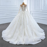 ChicSew Luxurious Illusion Ball Gown A-Line Wedding Dress