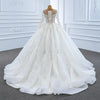 ChicSew Luxurious Illusion Ball Gown A-Line Wedding Dress