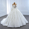 ChicSew Luxurious Illusion Ball Gown A-Line Wedding Dress
