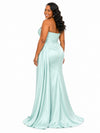 ChicSew Sweetheart Ruching Mermaid Soft Satin Floor-Length Bridesmaid Dresses