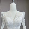 ChicSew Long Sleeves Lace Appliques Ball Gown Wedding Dress