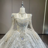 ChicSew Luxurious Sequin Rhinestone Wedding Dress