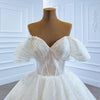 ChicSew Luxurious Off Shoulder Ball Gown A-Line Wedding Dress With Sequin