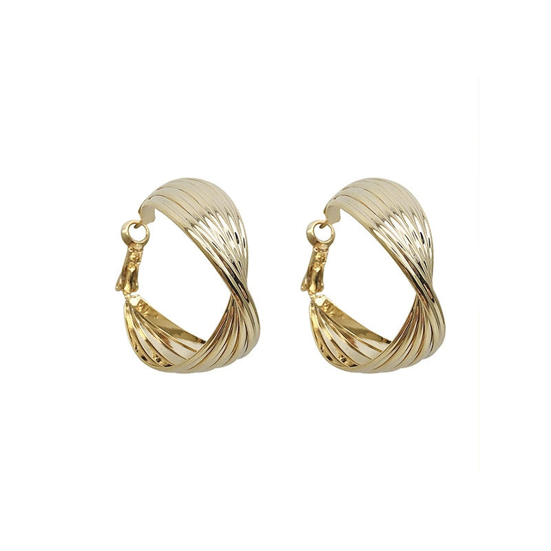 Exaggerated Twisted Metal Ear Loops