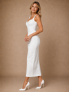 ChicSew Classy Sweetheart Satin Sheath Ankle-Length Wedding Dresses