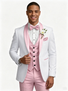 Color Blocking 1 Piece Men's Suit with Regular Fit and Sophisticated Peak Lapel
