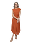 ChicSew Unique Cap Sleeves A-Line Mother Of The Groom Dresses Ruched Chiffon Asymmetrical Hem Midi Gown