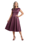 ChicSew Bateau Neck Cap Sleeve A-Line Knee Length Mother Of The Bride Dresses