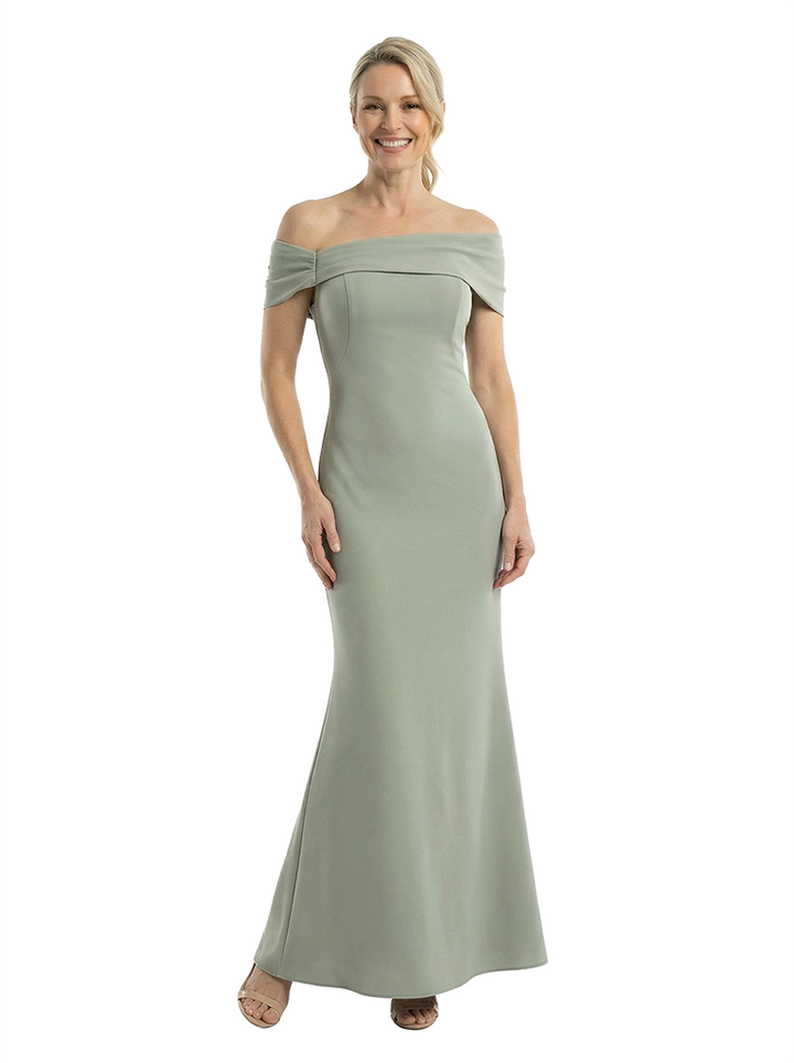 Chicsew Sexy Off Shoulder Floor Length Mermaid Mother Of The Groom Dress
