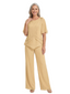 ChicSew Scoop Flutter Sleeves Jumpsuit For Mother Of The Bride Chiffon Mother Of The Bride Pantsuits