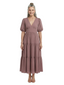 ChicSew V-Neck Short Sleeve Tea Length Chiffon Casual Mother Of The Bride Dresses