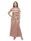 ChicSew Fancy Square Short Sleeves Ruched Bow Knot Satin Mermaid Mother Of The Groom Evening Gowns