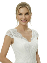 Elegant Black And White Chiffon V-Neck A-Line Cap Sleeves Ankle-Length Mother Of The Bride Dresses