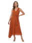 ChicSew Sleeveless V-Neck Chiffon A-Line Tea-Length Mother Of The Groom Dress