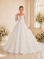 ChicSew Elegant A-Line Long Sleeves Lace Tulle Maxi Long Wedding Dresses With Long Train
