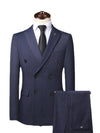 Casual Men's 3 Pieces Mens Suit Regular Fit Notch Lapel Tuxedos (Blazer+vest+Pants) CN439