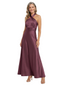 ChicSew Halter Satin A-Line Ankle-Length Mother Of The Groom Dresses