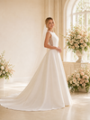 ChicSew Elegant Jewel Lace A-Line Crepe Sleeveless Floor-Length Wedding Dress