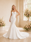 ChicSew Delicate Sweetheart Satin Mermaid Maxi Long Wedding Dresses With Applique