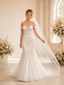 ChicSew Romantic Off Shoulder Mermaid Lace Tulle Floor-Length Wedding Dresses With Train