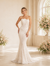 ChicSew Modern Sweetheart Sleeveless Mermaid Lace Tulle Maxi Wedding Dress