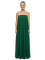 ChicSew Strapless Floor Length Flowy Chiffon Formal Evening Gowns For Mother Of The Bride