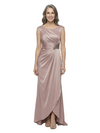 ChicSew Fancy Scoop Ruched Silky Satin Mermaid Mother Of The Groom Evening Gowns