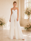 ChicSew Elegant Sweetheart Chiffon Pleated Floor-Length Wedding Jumpsuit