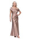ChicSew Fancy Asymmetric Soft Satin Mermaid Mother Of The Groom Evening Gowns